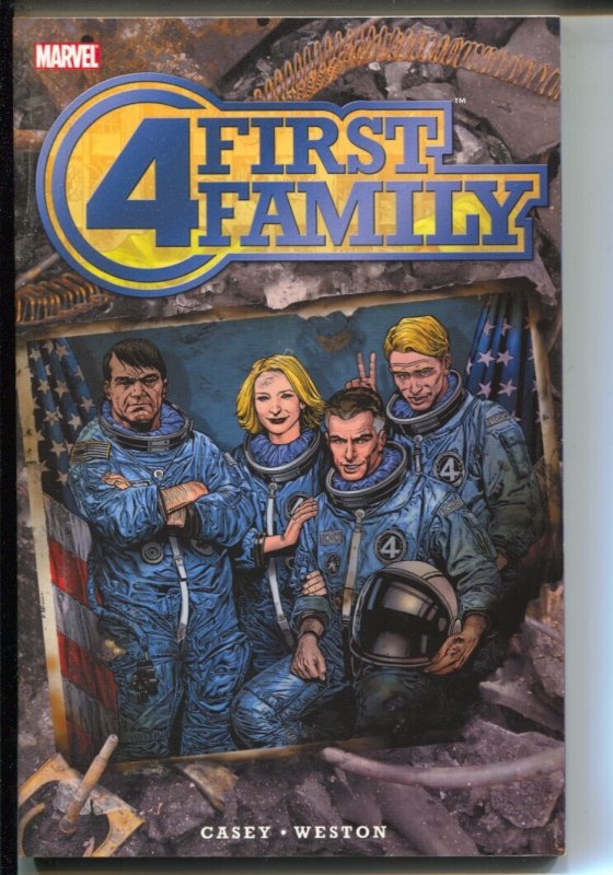 Fantastic Four: First Family-Joe Casey-2006-PB-VG/FN, raw comic book in VG/FN condition — front cover