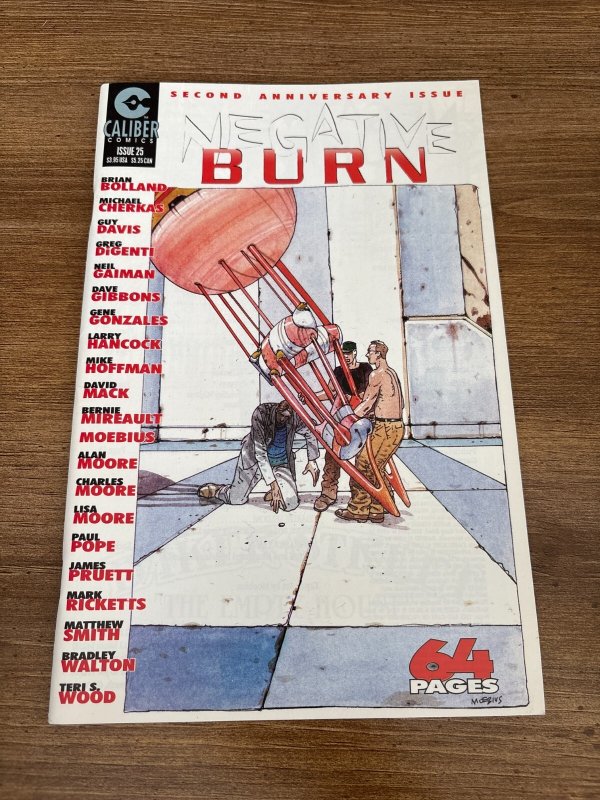 Negative Burn #25, raw comic book in NM condition — front cover