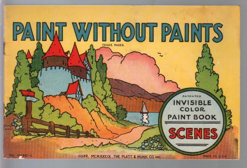 Paint Without Paints #120C (1939), raw comic book in VF- condition — front cover