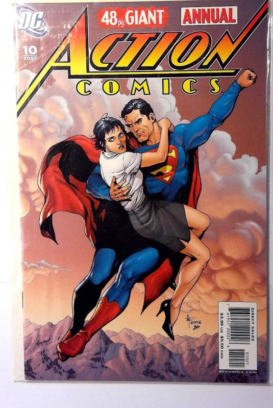 Action Comics Annual #10 (DC Comics, 2007), raw, ungraded comic book — front cover