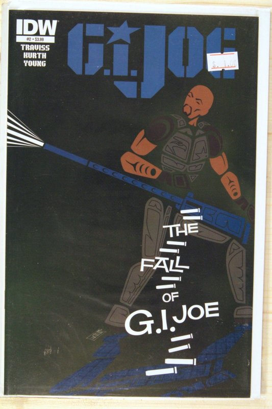 G.I. Joe #2 (IDW Publishing, 2011), raw comic book in NM+ 9.6 condition — front cover