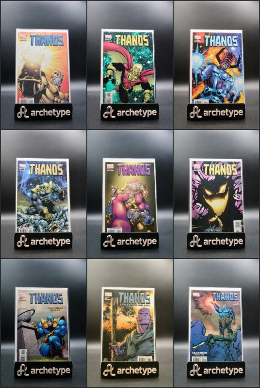 Thanos #1-12 – Marvel (2000) Full Run NM Avg (Marvel Comics, 2000), raw comic book in NM condition — front cover