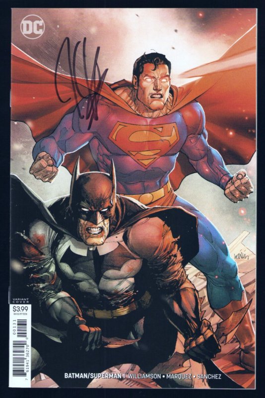Batman/Superman #1 (DC Comics, 2019), raw comic book in 9.2 condition — front cover