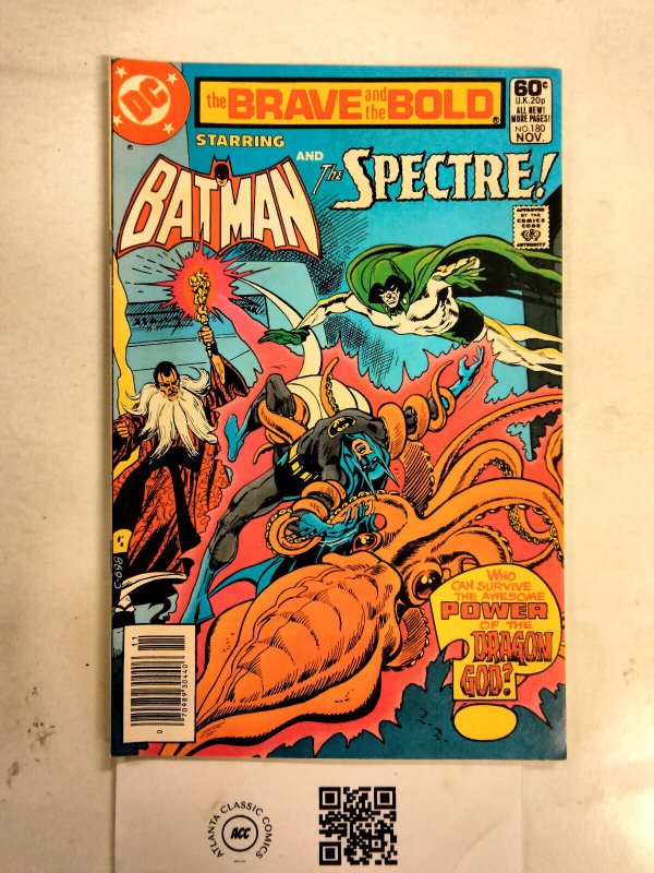 The Brave and the Bold #180 (DC Comics), raw comic book in VF condition — front cover