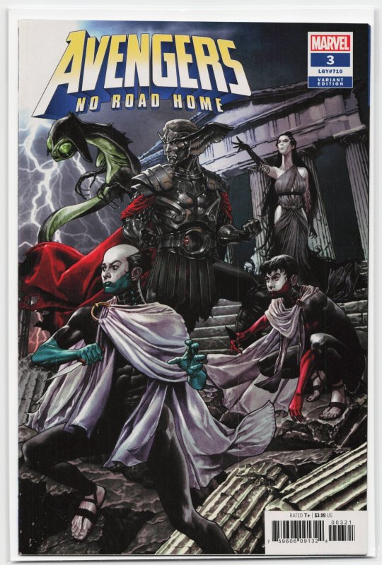Avengers: No Road Home #6 (2019), raw, ungraded comic book — front cover