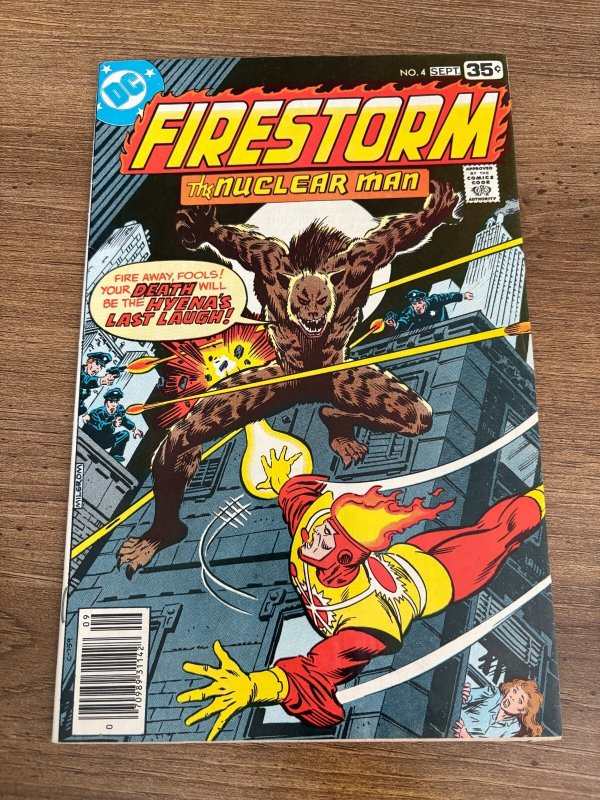 Firestorm #4 (DC Comics, 1978), raw comic book in VF/NM condition — front cover