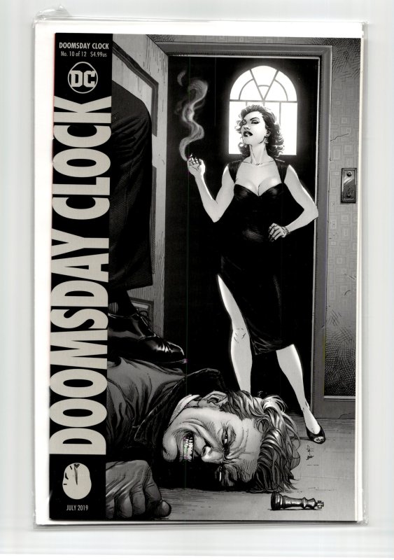 Doomsday Clock #10 (DC Comics, 2019), raw, ungraded comic book — front cover