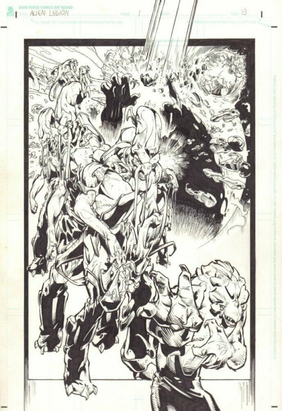 Alien Legion: Uncivil War #1 (2015), raw, ungraded comic book — front cover