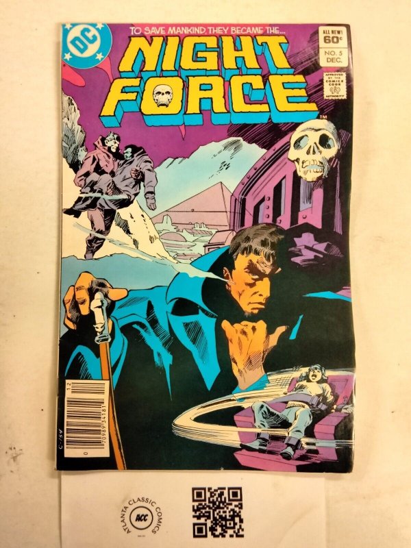 Night Force #5 (DC Comics), raw comic book in NM condition — front cover