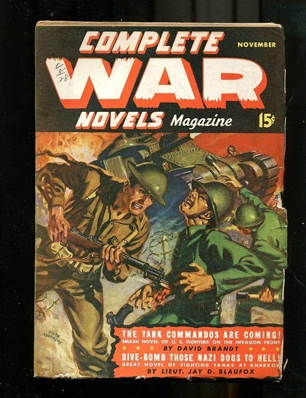 Complete War Pulp #2, raw comic book in VG condition — front cover
