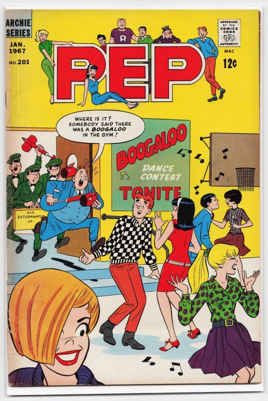 Pep Comics #201 (Archie Comics, 1967), raw, ungraded comic book — front cover