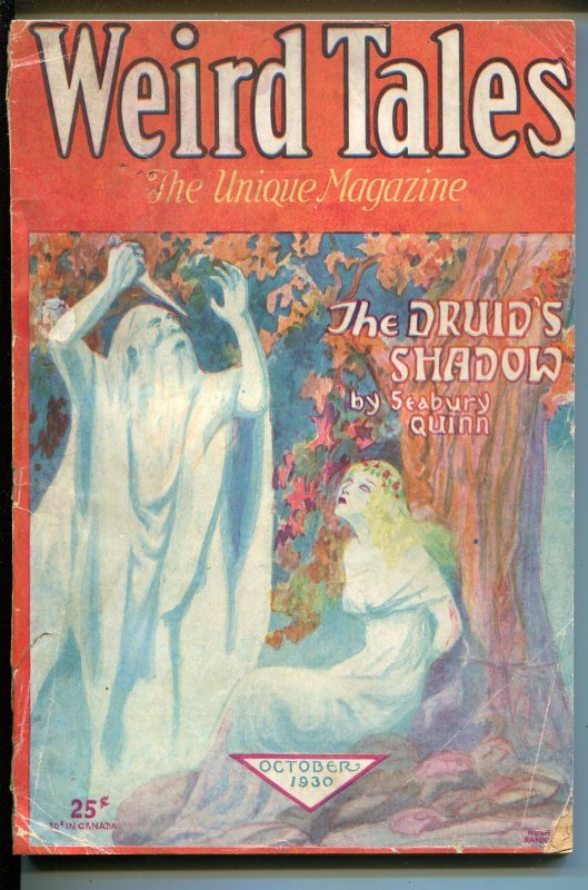 Pulp: Weird Tales 10/1930- Hugh Rankin Story - Dracula G/VG, raw comic book in VG condition — front cover