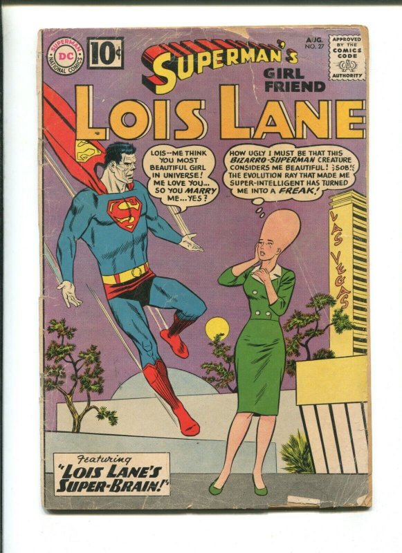 Supermans Girl Friend Lois Lane #27 (1961), raw comic book in 1.8 condition — front cover