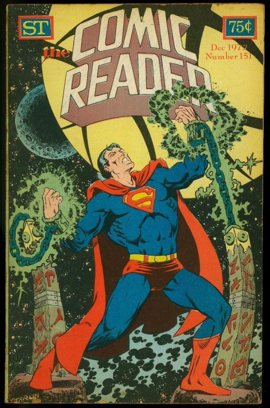The Comic Reader Fanzine #151 (1977), raw, ungraded comic book — front cover