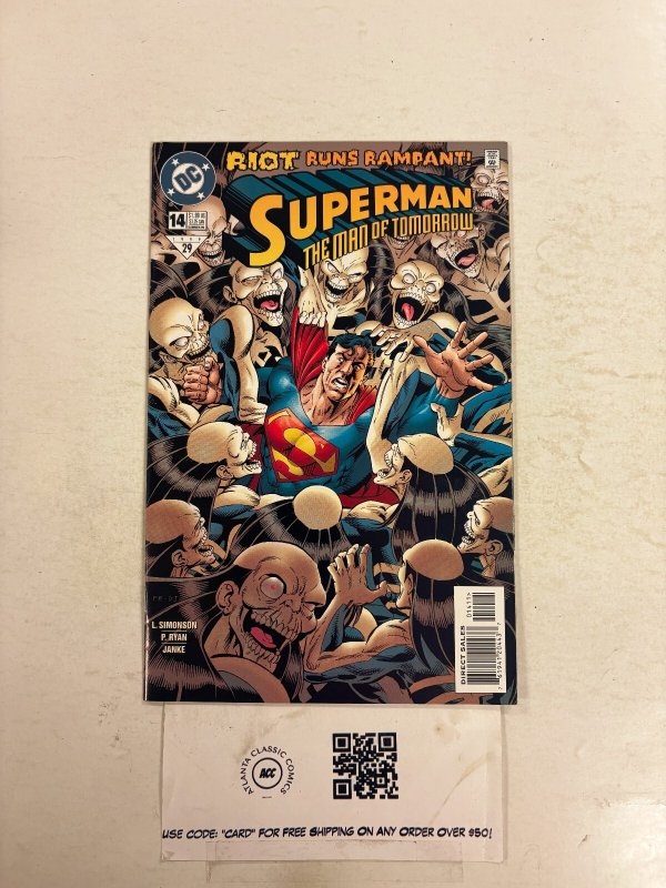 Superman the Man of Tomorrow #14 (DC Comics), raw comic book in NM condition — front cover