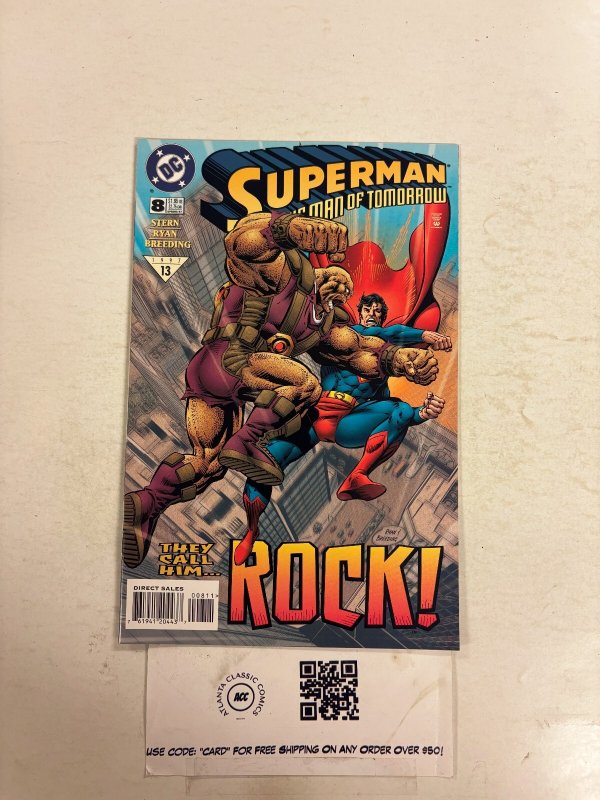 Superman the Man of Tomorrow #8 (DC Comics, 1996), raw comic book in NM condition — front cover