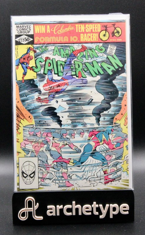 Amazing Spider-Man #222 (Marvel Comics, 1981), raw, ungraded comic book — front cover