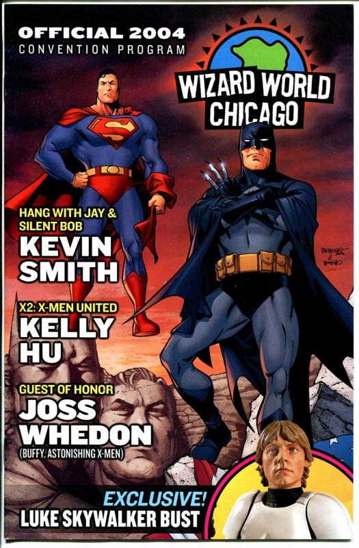 Wizard World Chicago Program Book 2004-Batman & Superman Cover-FN (Wizard Entertainment, 2004), raw comic book in FN condition — front cover