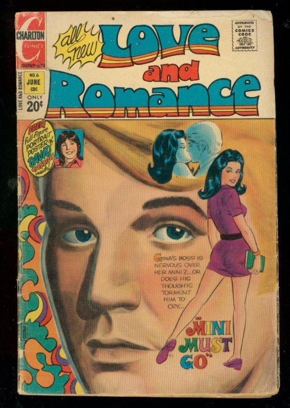 Love and Romance #6 (1972), raw, ungraded comic book — front cover