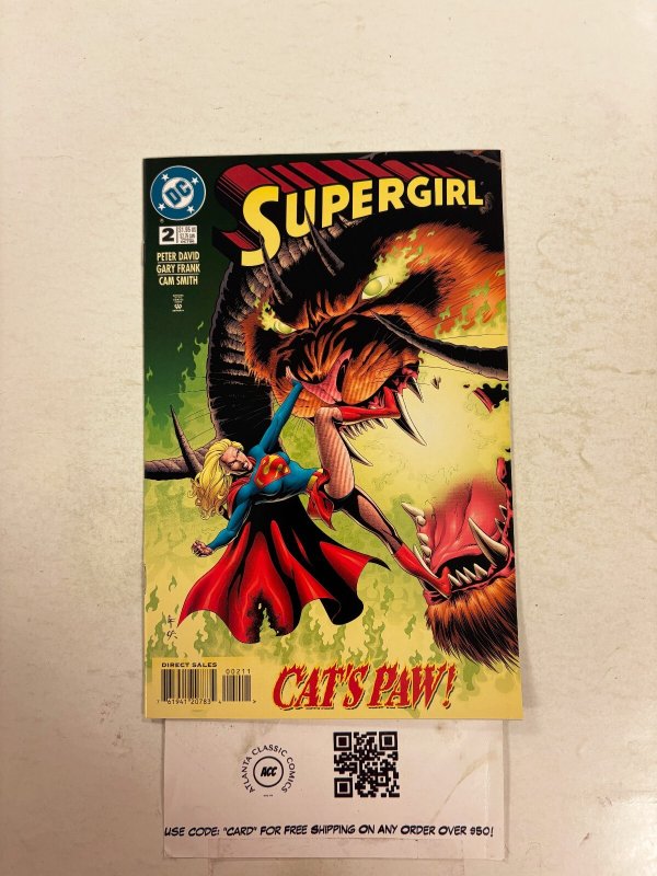 Supergirl #2 (DC Comics, 1996), raw comic book in NM condition — front cover