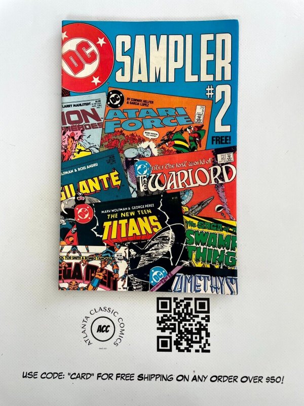 DC Sampler #2 (DC Comics), raw comic book in VF condition — front cover