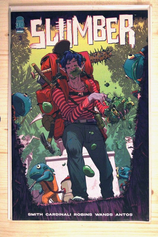 Slumber #3 (2022), raw comic book in NM+ 9.6 condition — front cover