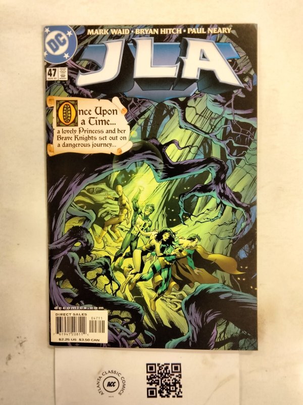 JLA #47 (DC Comics), raw comic book in NM condition — front cover