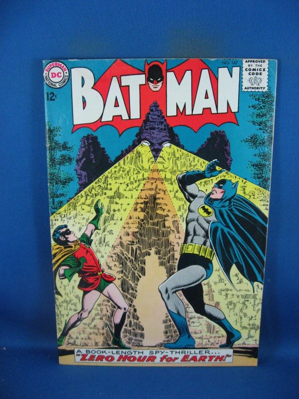Batman #167 (DC Comics, 1966), raw comic book in VG+ condition — front cover