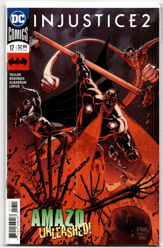 Injustice 2 #17 (2017), raw, ungraded comic book — front cover