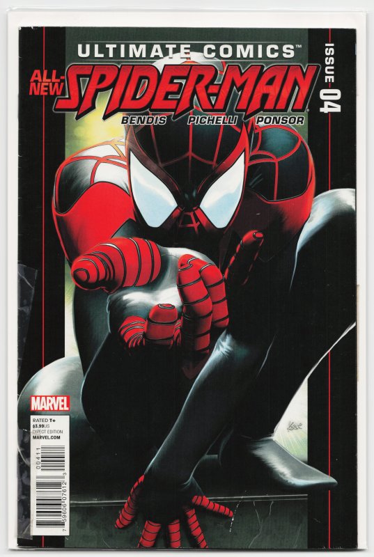 Ultimate Comics Spider-Man #4 (2012), raw, ungraded comic book — front cover