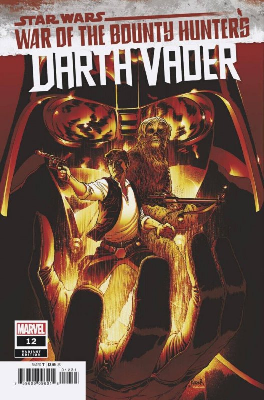 Star Wars: Darth Vader #12 (2020), raw comic book in VF/NM condition — front cover