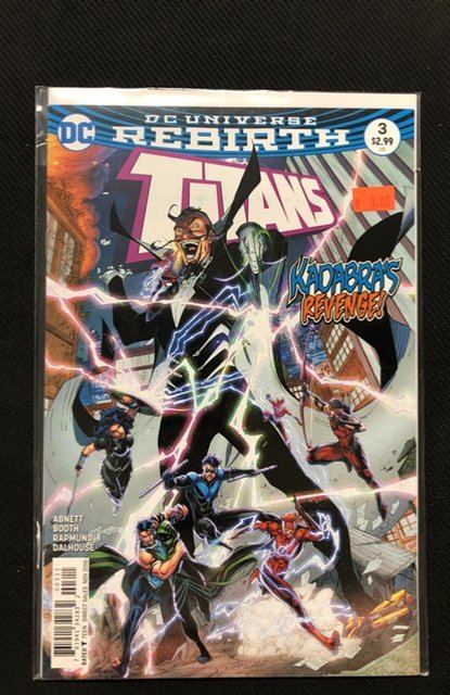 Titans #3 (2016), raw, ungraded comic book — front cover