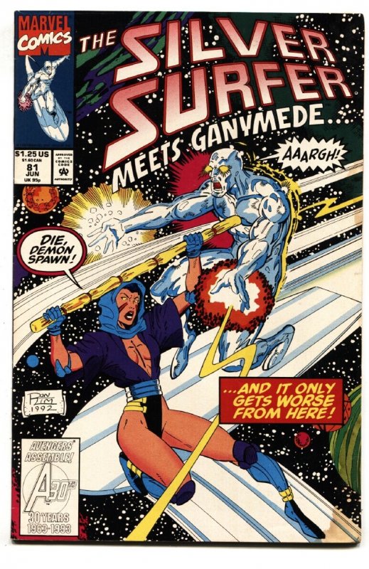 Silver Surfer #81 - 1993 - Marvel - G - Comic Book (Marvel Comics, 1993), raw, ungraded comic book — front cover