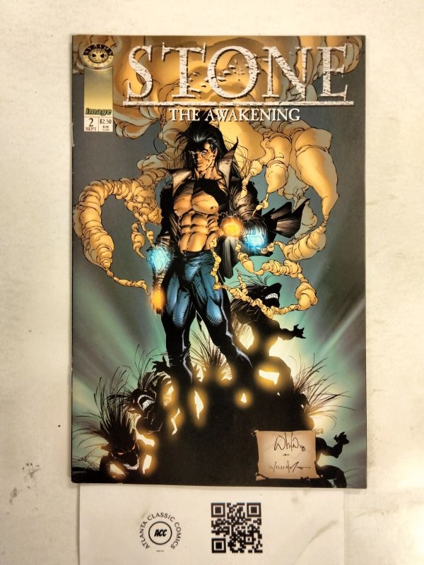 Stone the Awakening #2, raw comic book in NM condition — front cover
