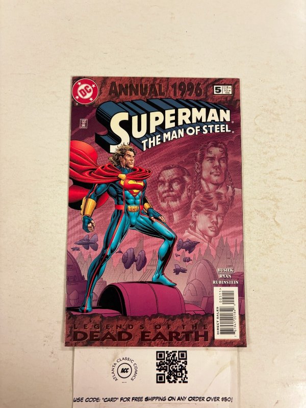 Superman the Man of Steel Annual #5 (DC Comics), raw comic book in NM condition — front cover