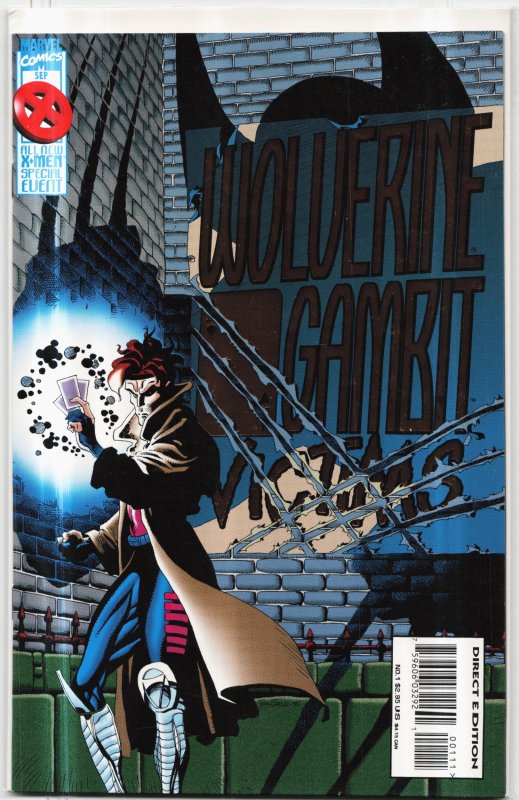 Wolverine/Gambit: Victims #1 (1995), raw, ungraded comic book — front cover