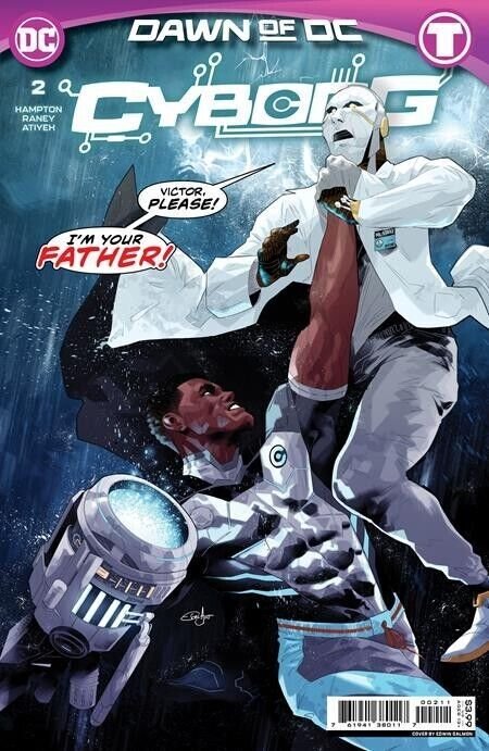 Cyborg #2 (DC Comics, 2023), raw, ungraded comic book — front cover