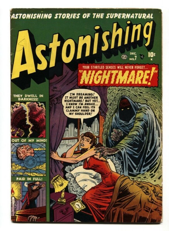 Astonishing #7, raw, ungraded comic book — front cover