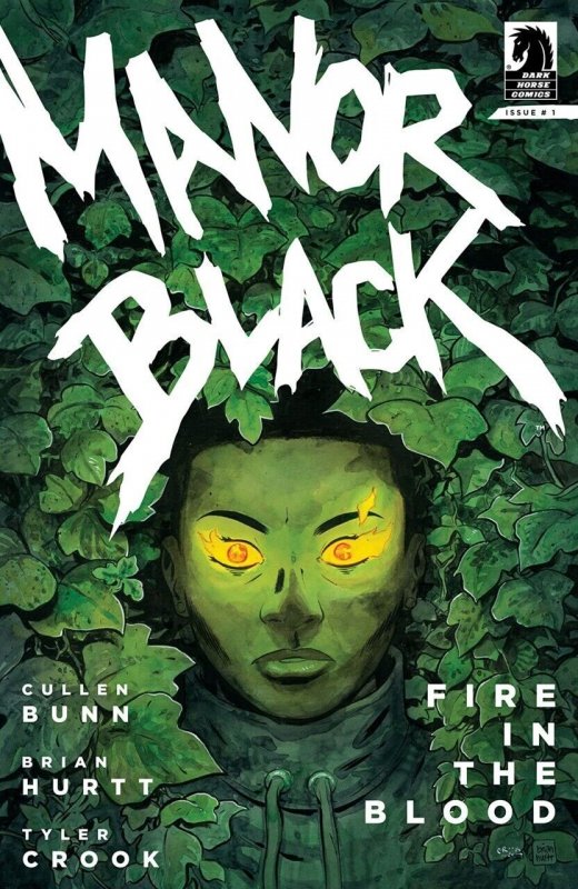 Manor Black: Fire in the Blood #1 (Dark Horse Comics, 2022), raw comic book in NM condition — front cover