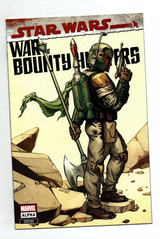 Star Wars War of the Bounty Hunters #1 (Marvel Comics, 2021), raw comic book in NM condition — front cover
