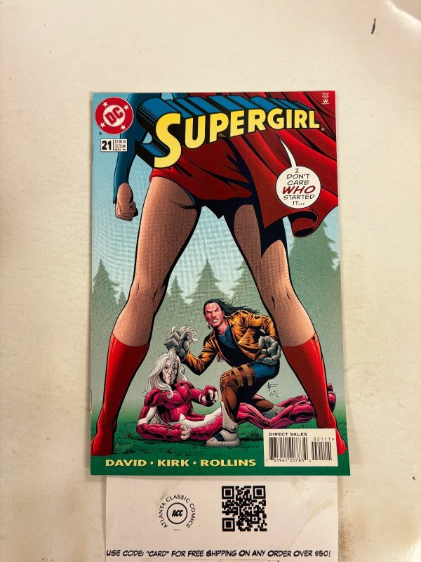 Supergirl #21 (DC Comics), raw comic book in NM condition — front cover
