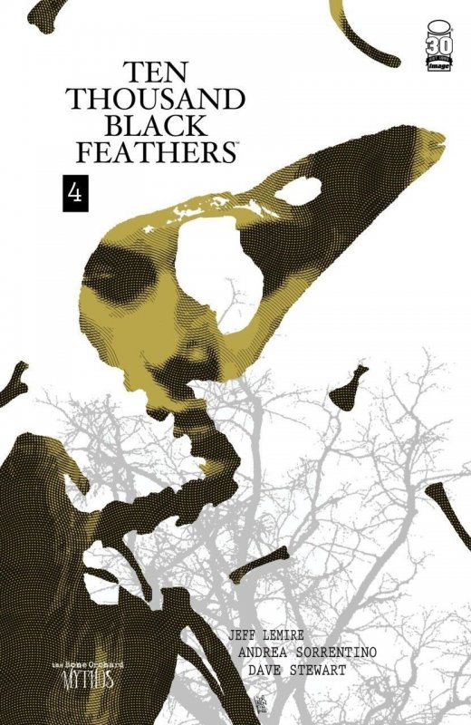 Bone Orchard: Ten Thousand Black Feathers #4 (Image Comics, 2022), raw comic book in NM condition — front cover