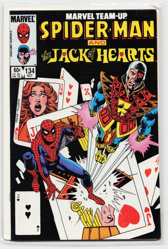 Marvel Team-Up #134 (Marvel Comics, 1983), raw, ungraded comic book — front cover