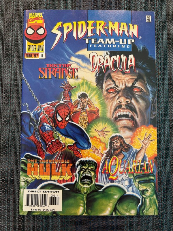 Spider-Man Team-Up #6 (1997), raw, ungraded comic book — front cover