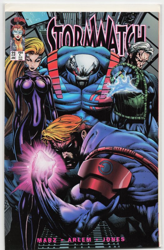 Stormwatch #23 (Image Comics, 1995), raw, ungraded comic book — front cover