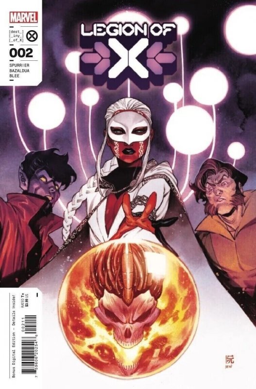 Legion of X #2 (Marvel Comics, 2022), raw, ungraded comic book — front cover