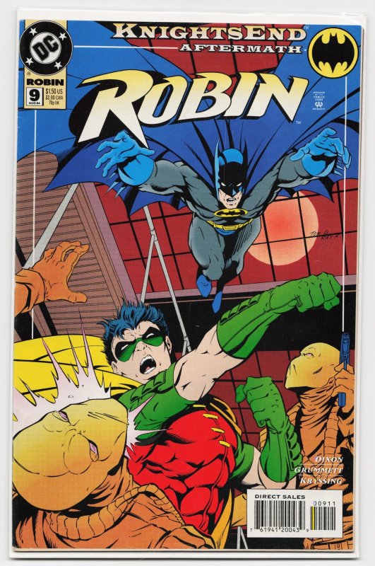 Robin #9 (DC Comics, 1994), raw, ungraded comic book — front cover