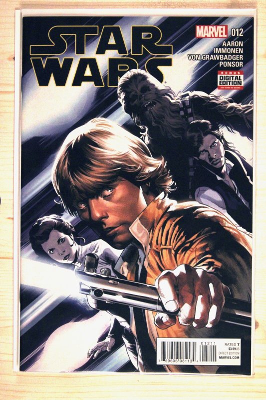 Star Wars #12 (Marvel Comics, 2016), raw comic book in NM+ 9.6 condition — front cover