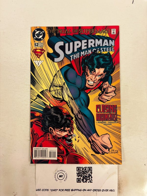Superman Man of Steel #52 (DC Comics), raw comic book in NM condition — front cover