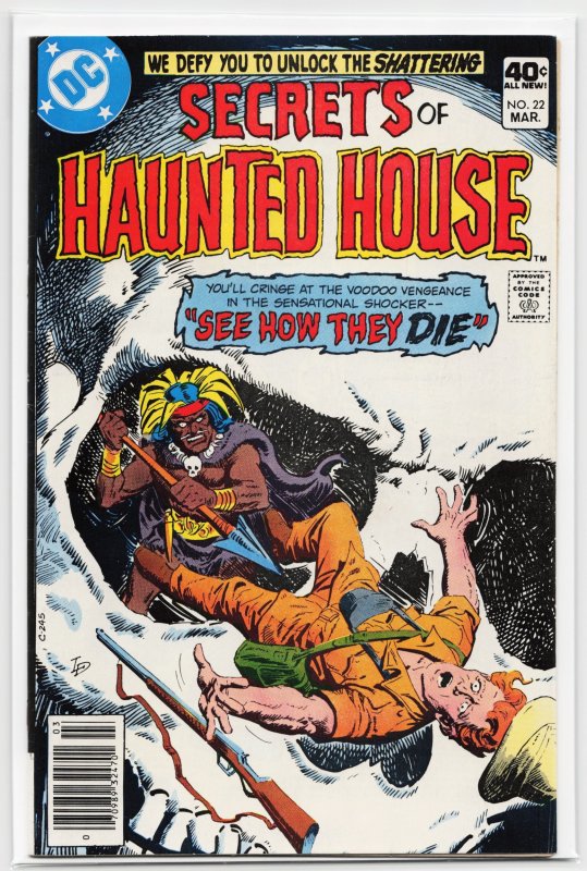 Secrets of Haunted House #22 (DC Comics, 1980), raw, ungraded comic book — front cover